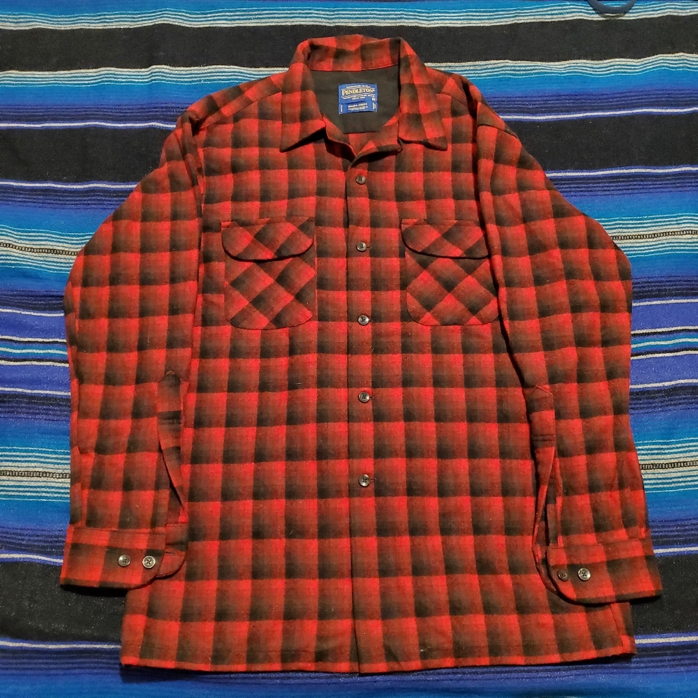 Pendleton Red and Black Board Shirt
